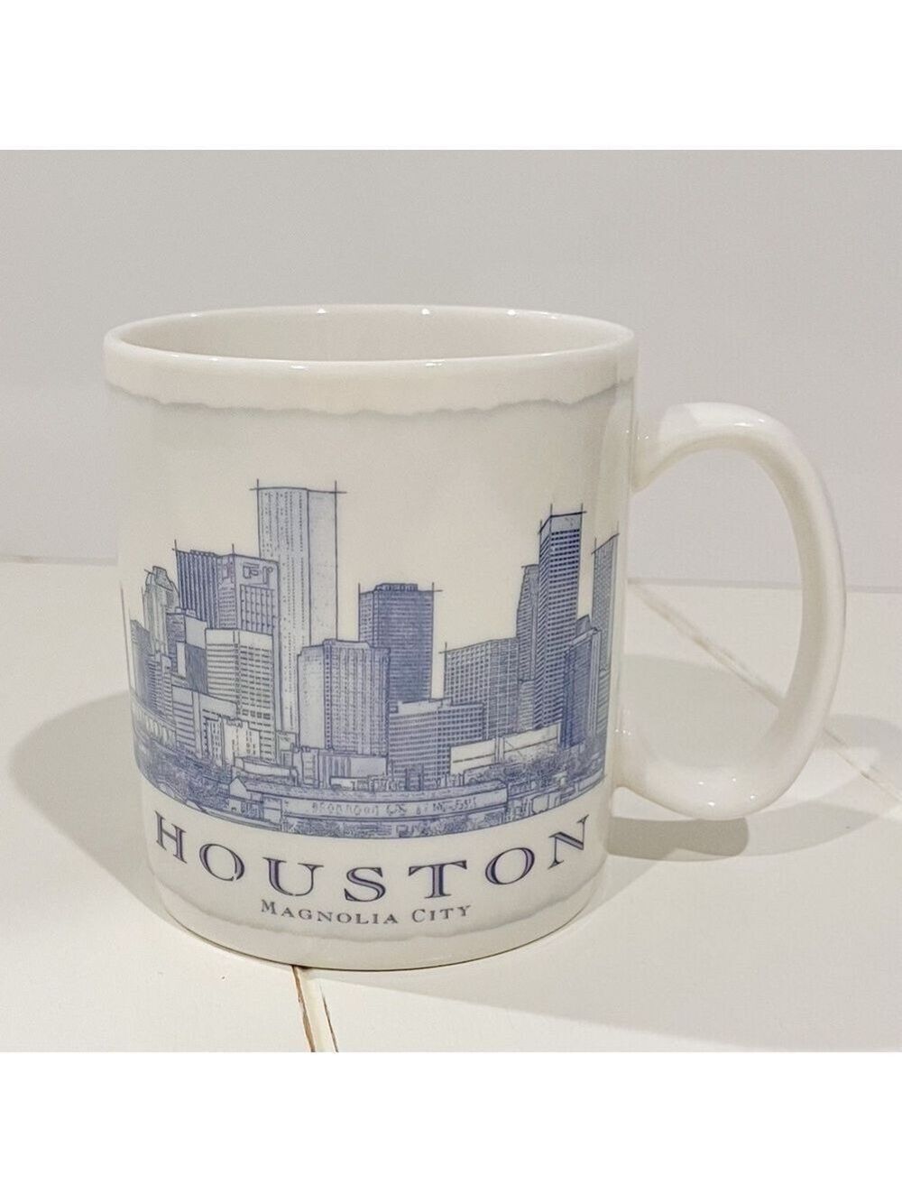 Starbucks Houston Architecture Series Mug 2007 Magnolia City 16 oz Collectible